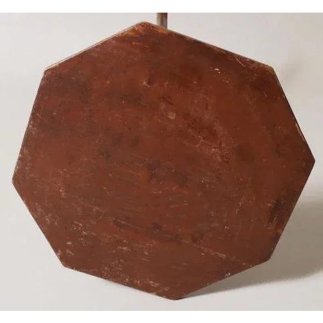 Traditional Late 18th Century American Federal Paint Decorated Octagonal Side Table or Candlestand For Sale - Image 3 of 10