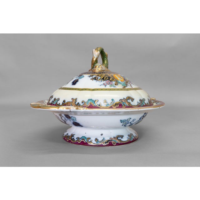 Antique Lidded Dish, 1860, Set of 2 For Sale - Image 4 of 12