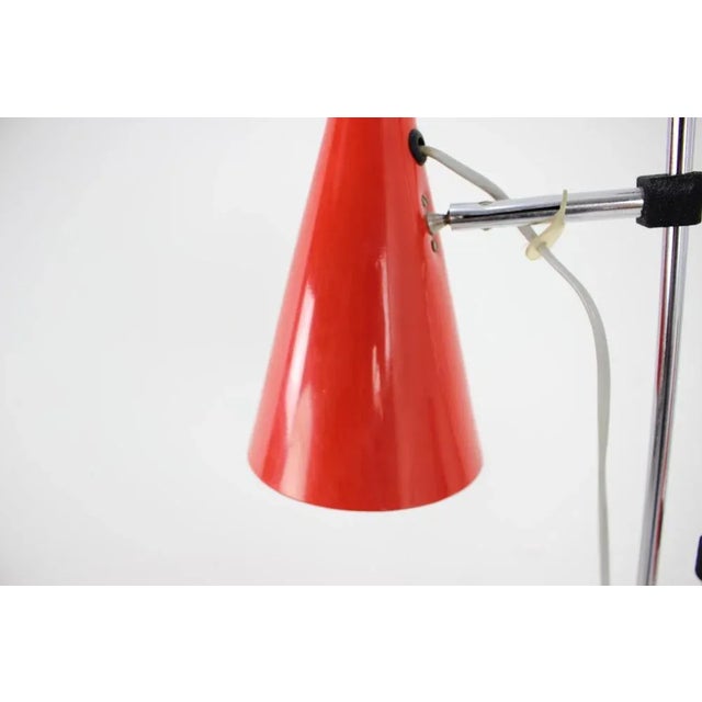 1960s Red Floor Lamp attributed to Lidokov, 1960s For Sale - Image 5 of 10