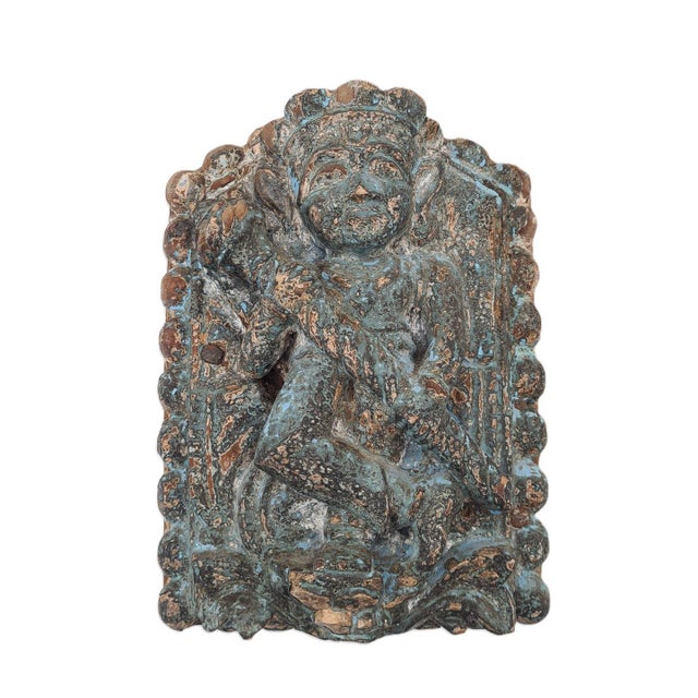 Antique Asian Wooden Relief, 1800s For Sale - Image 13 of 13