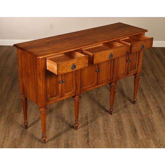 Brown Pennsylvania House High Leg Maple Sideboard For Sale - Image 8 of 18