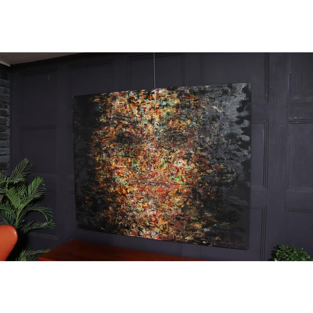 Abstract Composition, 2015, Mixed Media on Canvas, in Flawless conditions. Designed from 2000