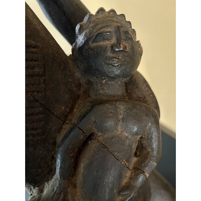 Baule Female Maternity Figure. 20th Century For Sale - Image 11 of 12