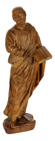 Figure of Philosopher Wooden Sculpture