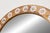 Large Teak Mother of Pearl Inlay Round Mirror For Sale In Los Angeles - Image 6 of 8