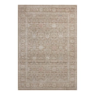 Chris Loves Julia x Loloi Ida Bark / Multi 7'-10" x 10' Area Rug For Sale