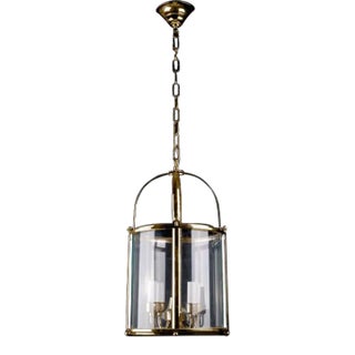 Centra Lantern in Brass Finish For Sale