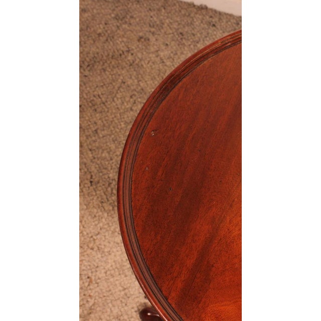 Small Mahogany Pedestal Table, 1800s For Sale - Image 6 of 8