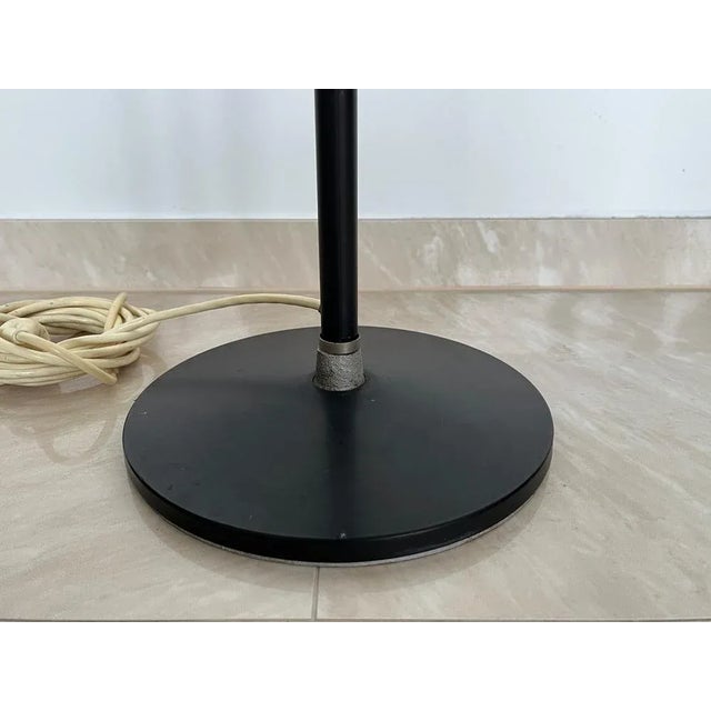 Black Mid-Century Age Floor Lamp Saturn by Jaroslav Bejvl, Kamenicky Senov, 1970s For Sale - Image 8 of 9