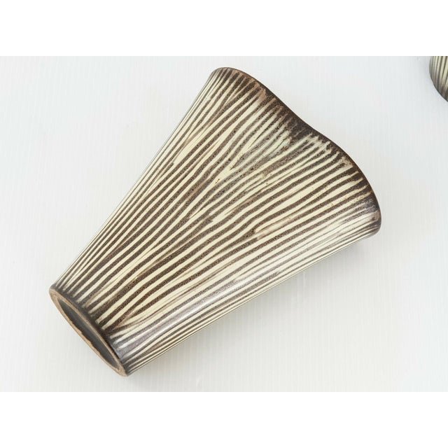 Vintage Ceramic Vases, 1950s, Set of 2 For Sale - Image 4 of 7