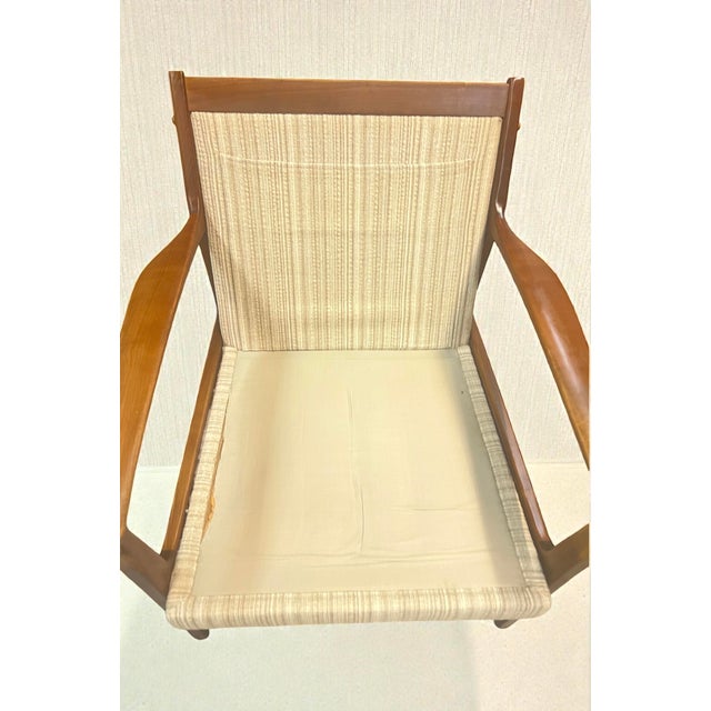 Beige Easy Chair attributed to Eugen Schmidt, 1960s For Sale - Image 8 of 15