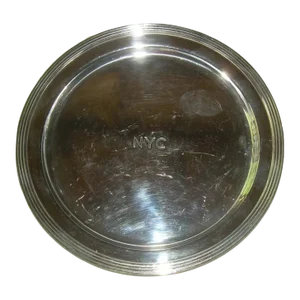 1946 Silver New York Central Railroad Tray