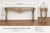Hollywood Regency Vintage Ornate Mirrored Console Table – Attributed to Lam Lee – 72" For Sale - Image 3 of 3