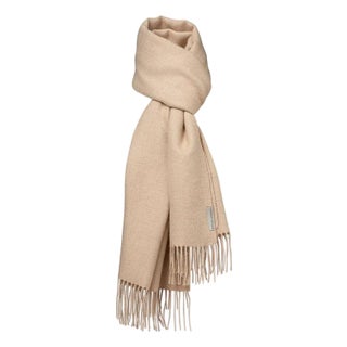 Stick & Ball Solid Alpaca Scarf - Latte For Sale