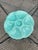 1940s French Gien Turquoise Majolica Oyster Plate For Sale - Image 12 of 12