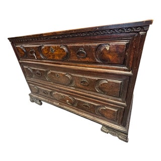 Antique Bergamasco Chest of Drawers, 1600s For Sale