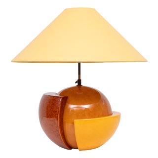 Post Modern Ceramic Table Lamp by François Chatain, France, 1980s For Sale