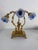 Large Italian Art Nouveau Three-Light Table Lamp in Gilded Bronze and Murano Glass, 1980s For Sale - Image 15 of 15