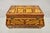 Vintage Arts & Crafts Tramp Art Folk Art Wood Inlay Jewelry Trinket Desk Box For Sale - Image 9 of 9