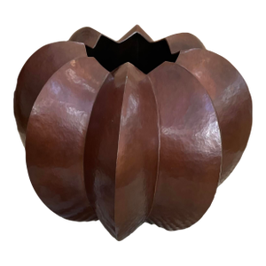Large Hammered Copper Vessel