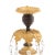 Gold English Regency Candlesticks With Crystal Lusters (1800) For Sale - Image 8 of 10