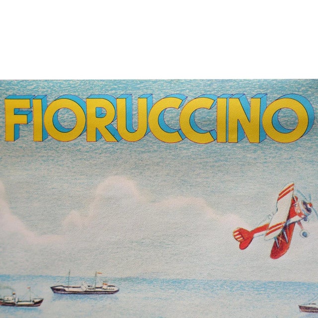 1980s Vintage Fiorucci “Fioruccino” Illustrated Poster 1979 For Sale - Image 5 of 10