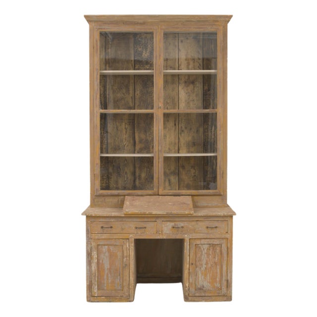 19th Century French Wooden Vitrine For Sale