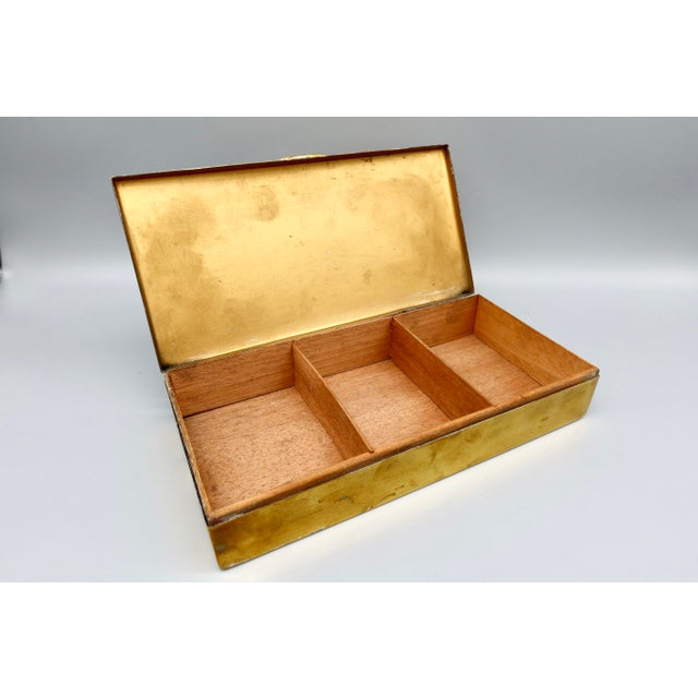 Mid 20th Century Mid 20th Century English Brass Box For Sale - Image 5 of 10