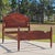 Antique Chippendale Style, Cherry, (3/4 Bed), Turned Post, Gracefully Curved Headboard For Sale - Image 6 of 6