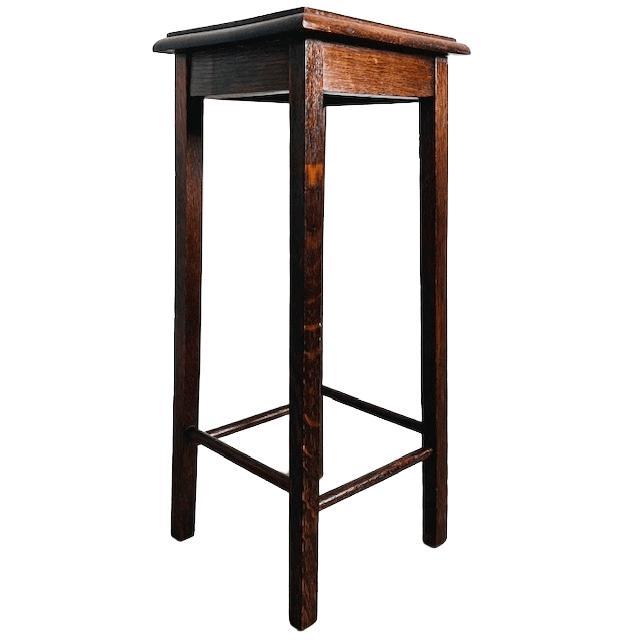 Vintage Plant Table in Oak, 1960s For Sale - Image 4 of 7