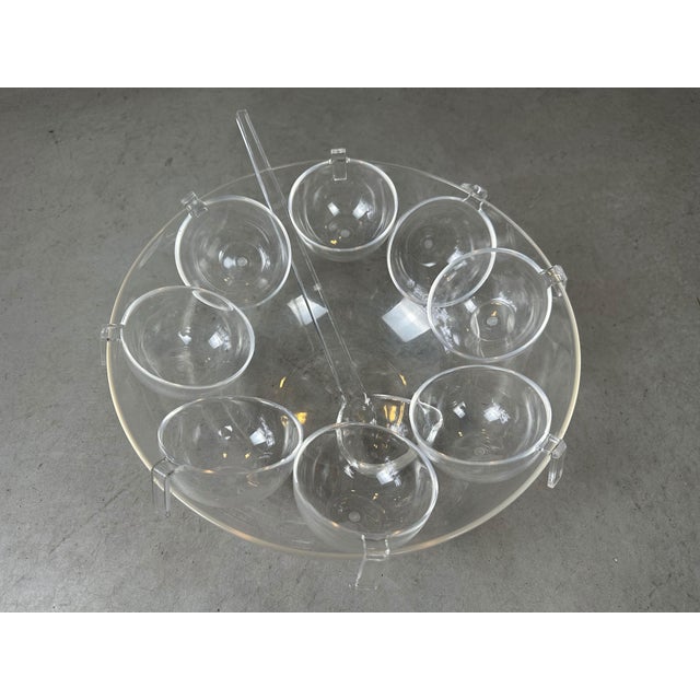 Vintage Punch Set from Guzzini, 1970s, Set of 10 For Sale - Image 3 of 6