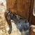 Wood 1990s Italian Shaped Server With Two Doors and Three Drawers For Sale - Image 7 of 13