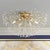 Hudson Valley Lighting Hudson Valley Lighting Dunkirk 6 Light 30 Inch Aged Brass Semi Flush Ceiling Light For Sale - Image 4 of 4