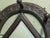Gothic Horseshoe Coat and Tack Rack with Mirror For Sale - Image 5 of 8