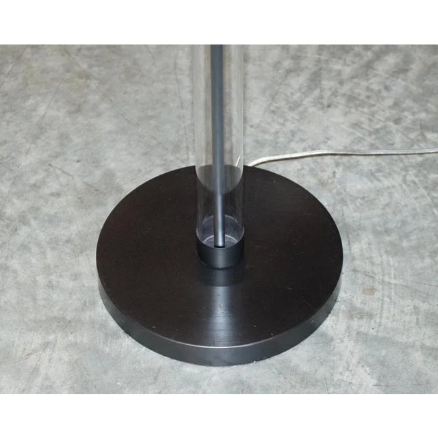 Antique Art Nouveau Brass Height Adjustable Standing Floor Lamp with Sculptured Frame For Sale - Image 17 of 18