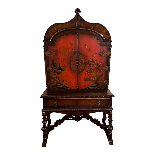 1930s Berkey and Gay Asian Cabinet For Sale