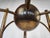 Vintage Mid-Century Bronze Chandelier For Sale - Image 4 of 6