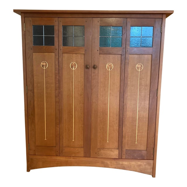 Stickley Cherry Office/Entertainment Center Chairish