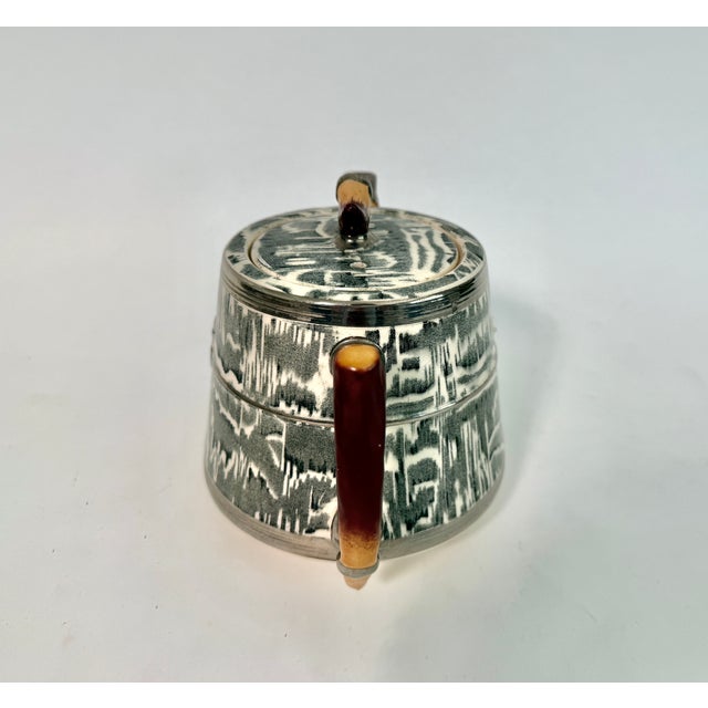 1930s 1930s Arthur Wood Silver Shield Teapot For Sale - Image 5 of 10