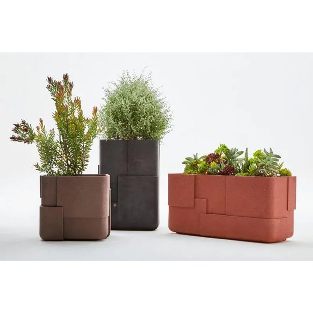 Earth Trough Terracotta Planter by Indigenus For Sale - Image 6 of 10