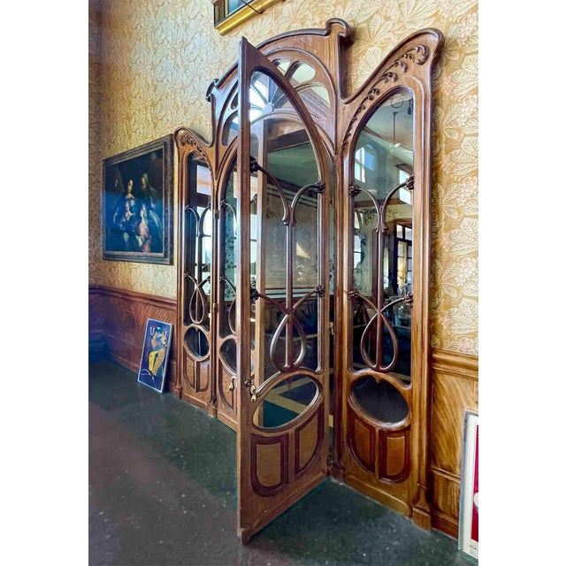 Art Nouveau Art Nouveau Doorway in the Manner of Hector Guimard For Sale - Image 3 of 6
