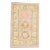 Pink Multicolor Handwoven Turkish Oushak Rug 3'4" X 5'1" For Sale