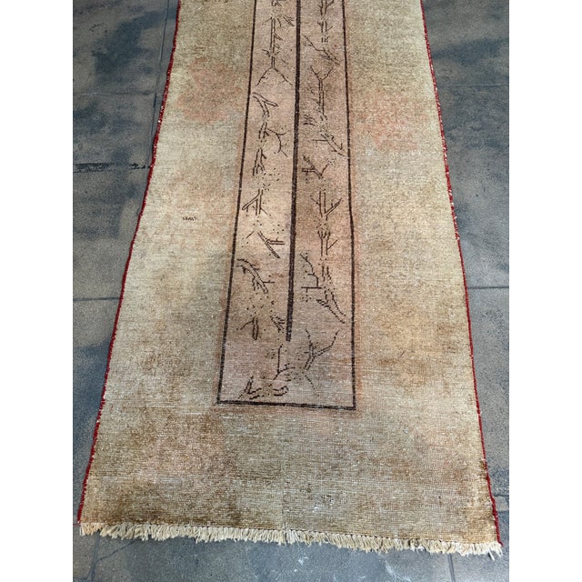 Early 20th Century 1900s Antique Samarkand Runner Rug With Stylized Branch Motifs For Sale - Image 5 of 7