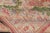 Antique Spanish Gallery Rug With Coral, Olive, and Cream Floral Design For Sale - Image 14 of 15