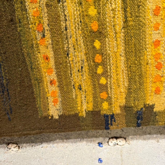 Vintage 1970s Abstract Polish Tapestry Designed by Elżbieta Kaszycka Mid-Century For Sale - Image 11 of 16