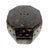 Hollywood Regency Vintage Hollywood Regency Tortoiseshell Glazed Ceramic Garden Stool For Sale - Image 3 of 12