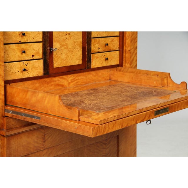 Antique Biedermeier Secretaire with Lions, 1825 For Sale - Image 14 of 18