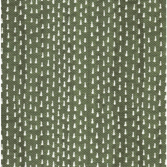 Modern Kantha Pillow Cover in Willow, 20x20 Pillow For Sale - Image 3 of 3