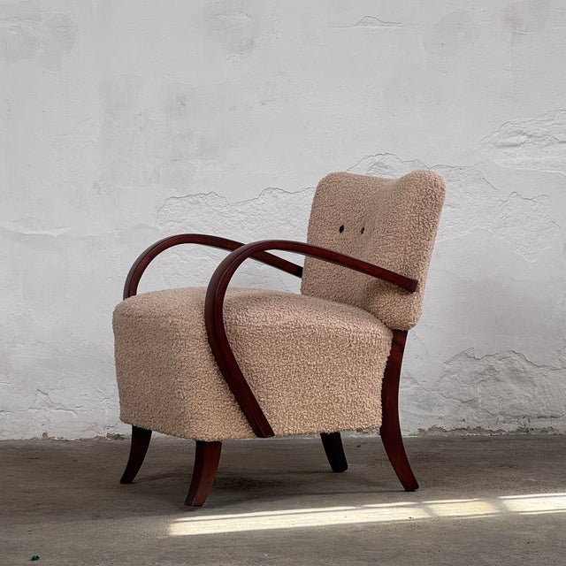 Art Deco H-237 Chairs by Jindřich Halabala for Up Závody, 1930s, Set of 2 For Sale - Image 11 of 13