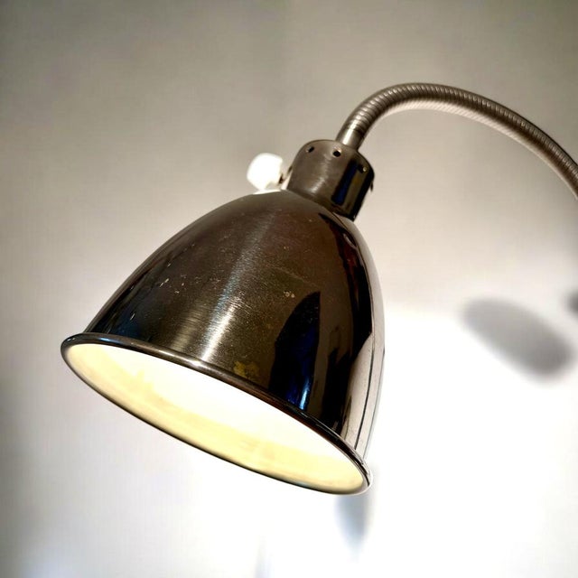 German Bauhaus Modern Floor Lamp by Christian Dell for Bünte & Remmler (BuR), 1930s, Flexible Reading Lamp For Sale - Image 18 of 18